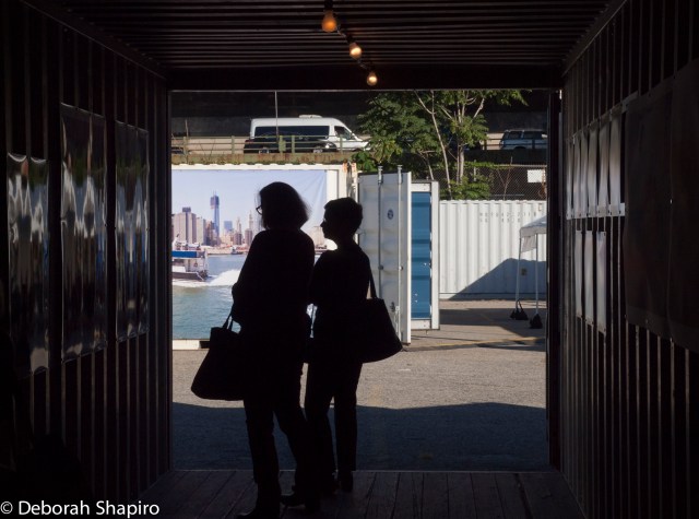 Photos in a shipping container