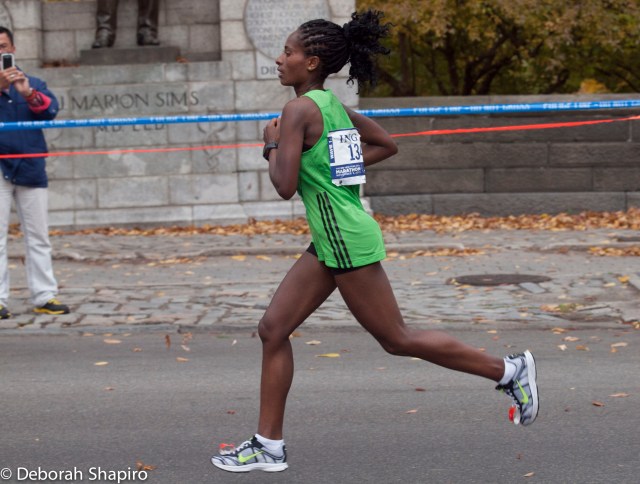 Tigist Tufa finished second